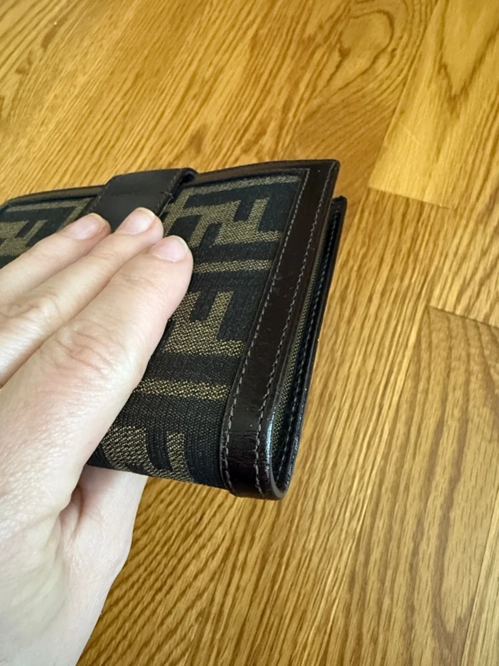 Fendi Brown and Black FF Agenda with Leather Trim - Picture 9 of 12